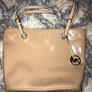 Patent leather large Michael Kors jet set